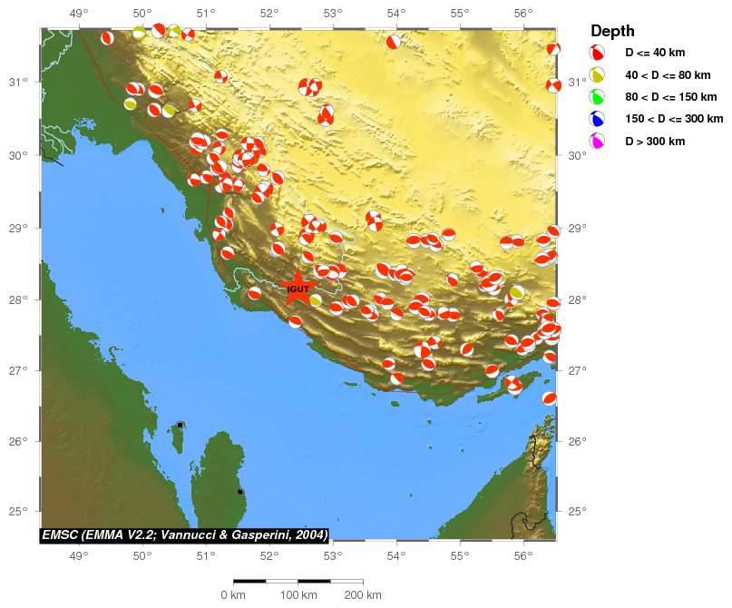 Regional moment Tensor