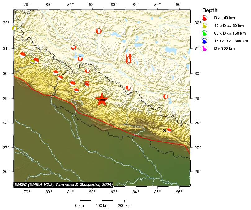Regional moment Tensor