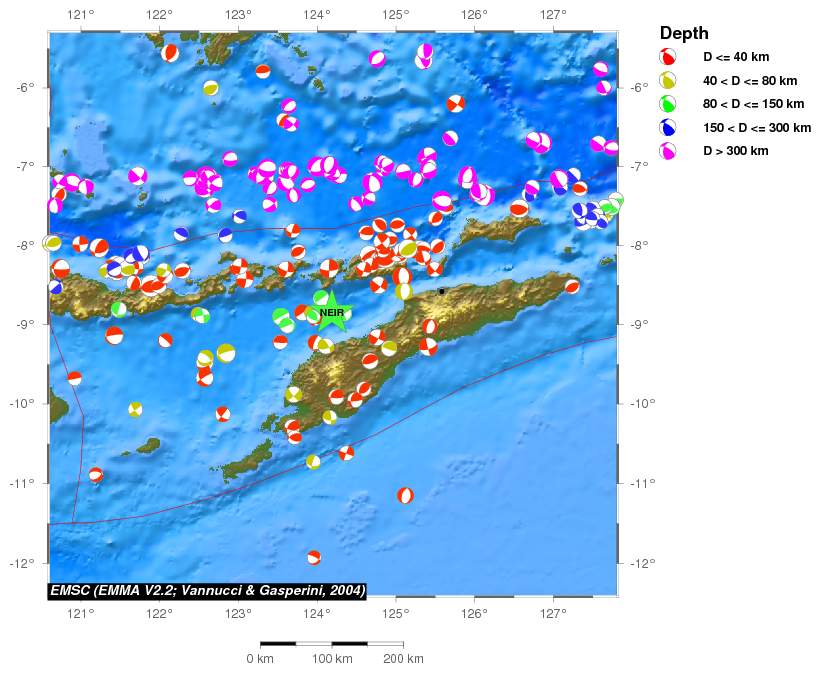 Regional moment Tensor