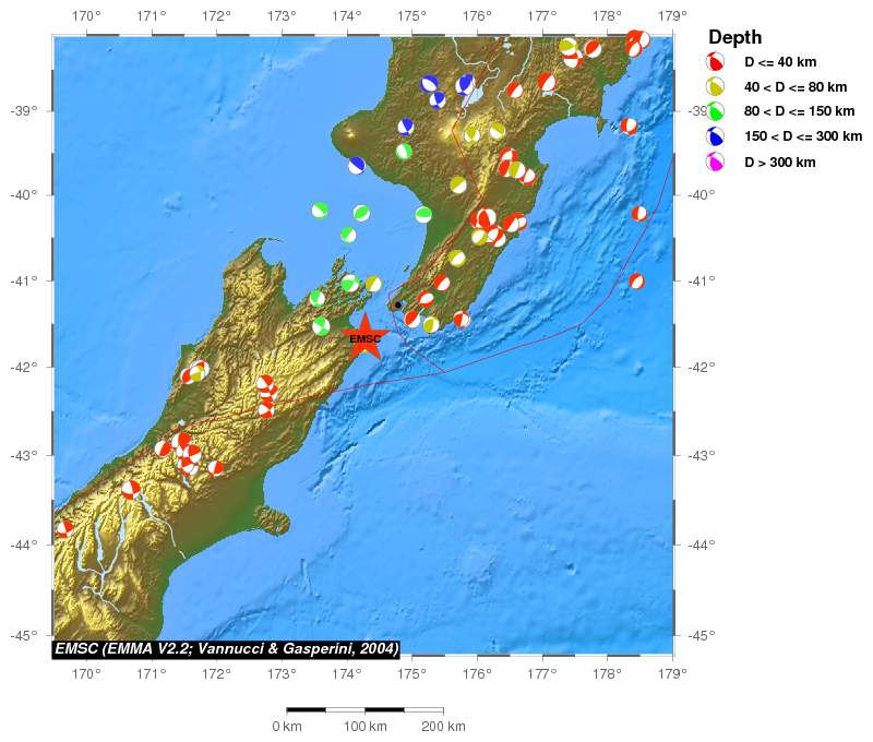 Regional moment Tensor