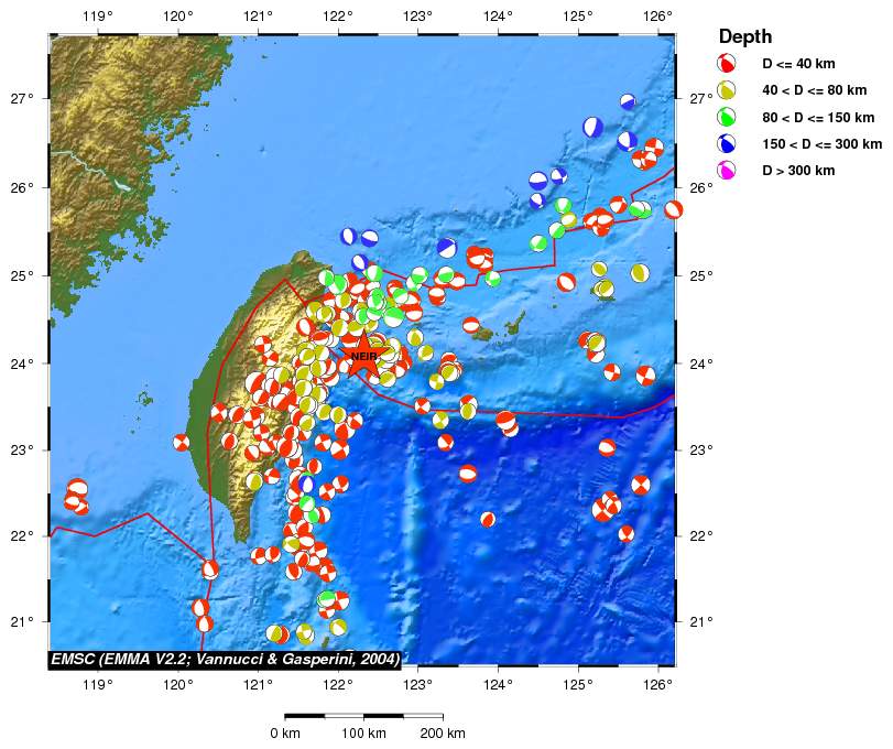Regional moment Tensor