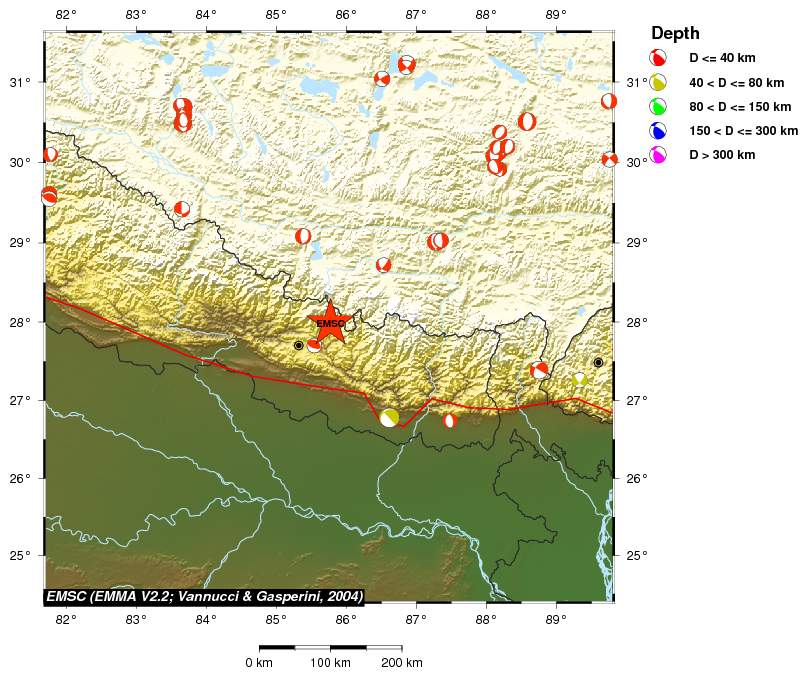 Regional moment Tensor