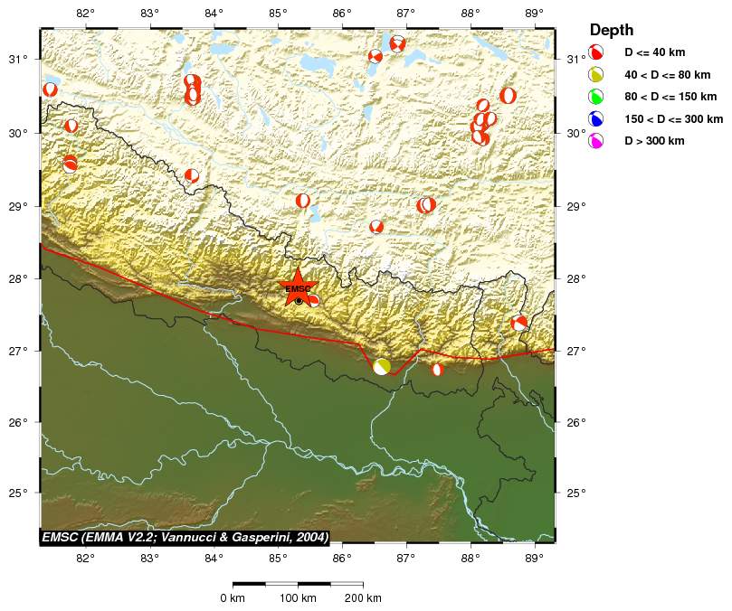 Regional moment Tensor