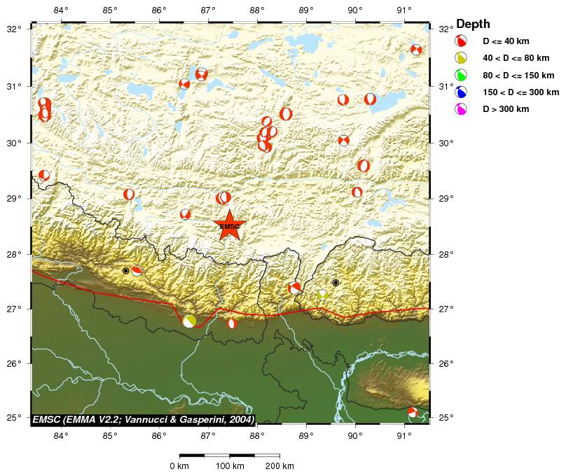 Regional moment Tensor