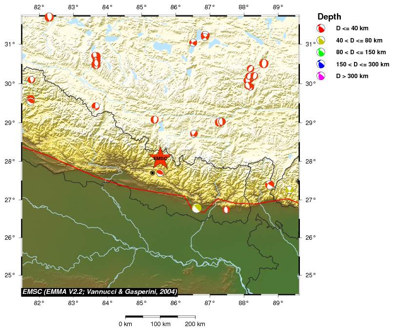 Regional moment Tensor