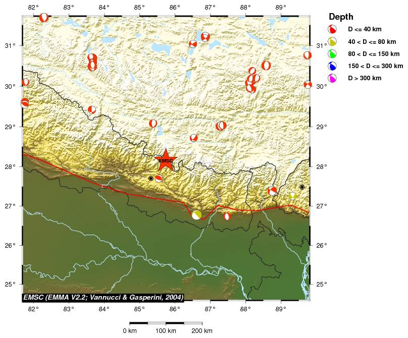 Regional moment Tensor