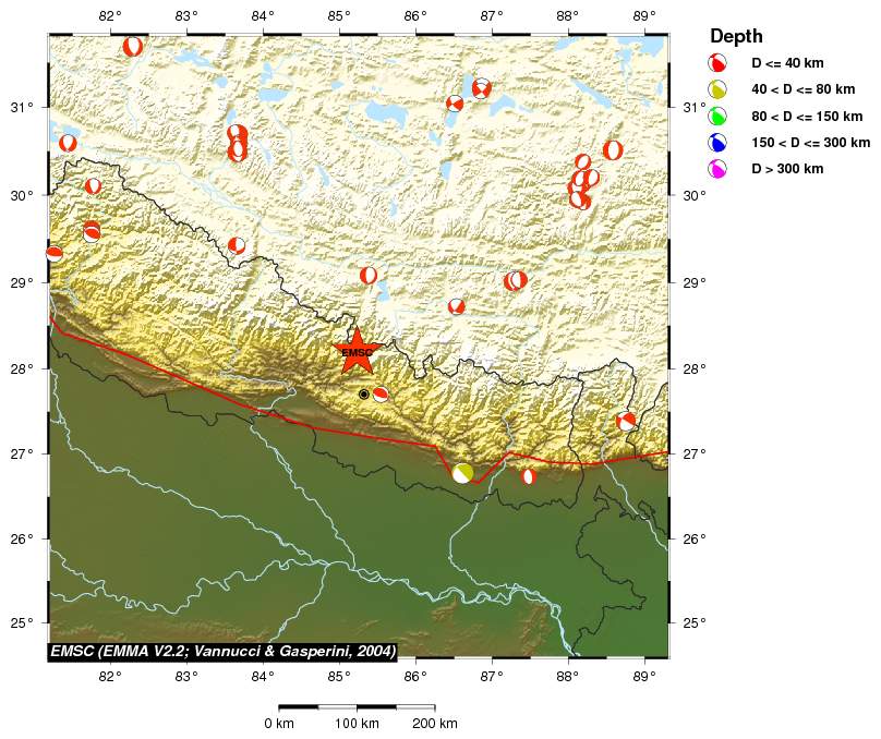 Regional moment Tensor
