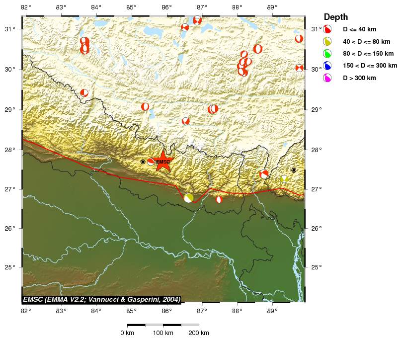 Regional moment Tensor