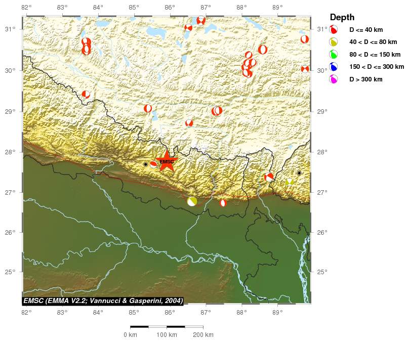 Regional moment Tensor