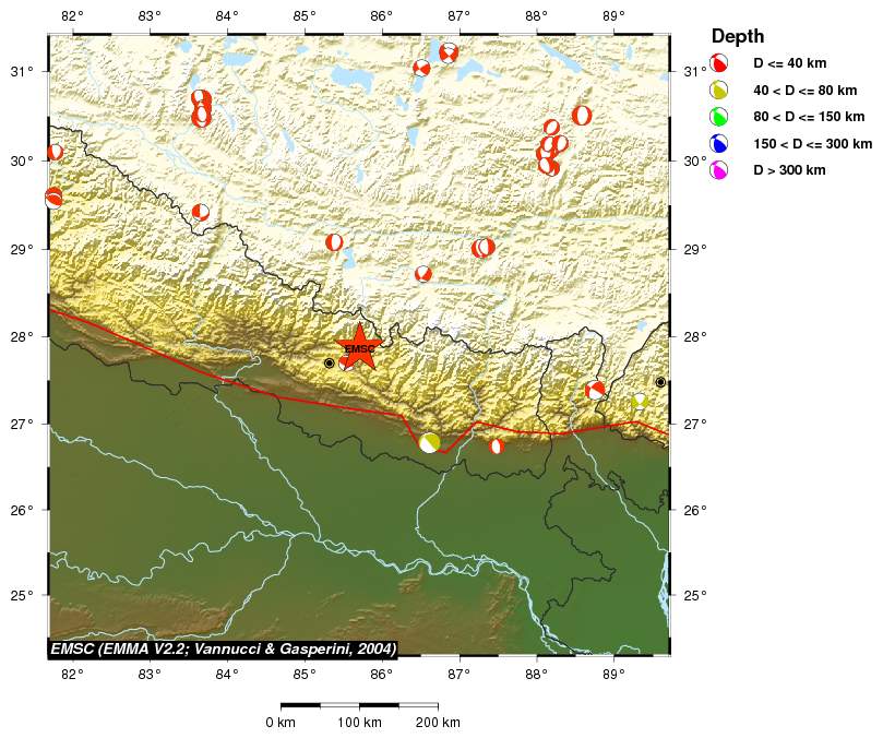 Regional moment Tensor