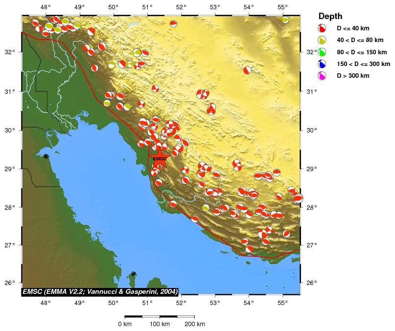 Regional moment Tensor