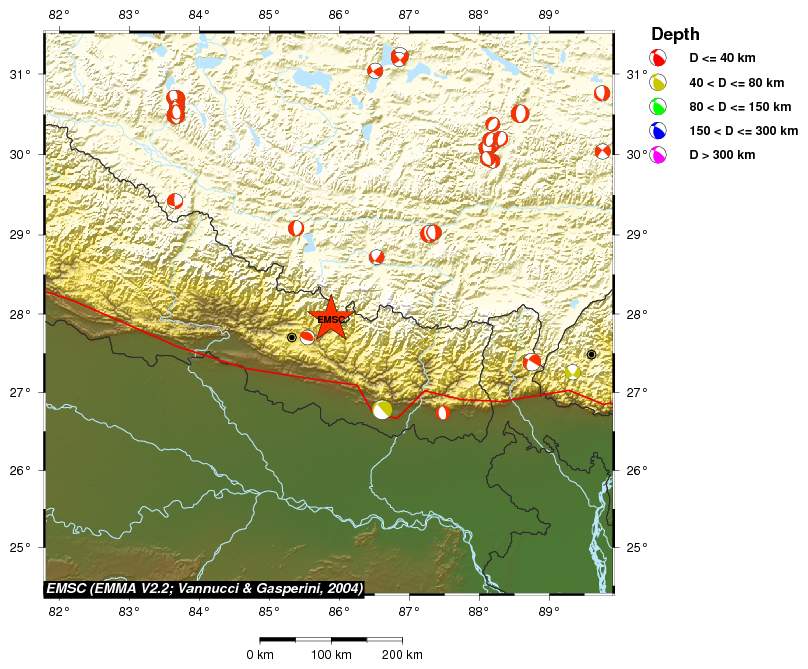 Regional moment Tensor