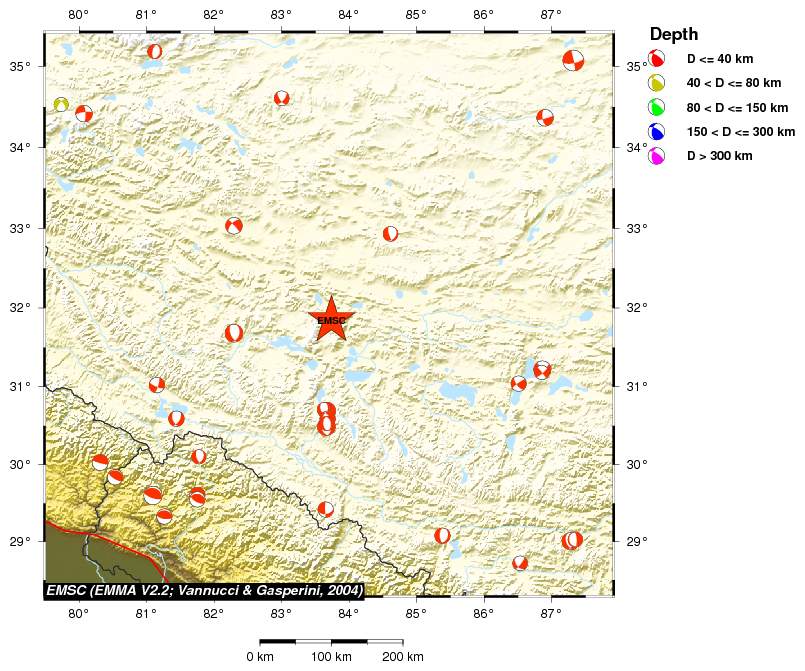Regional moment Tensor