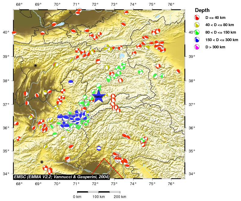 Regional moment Tensor