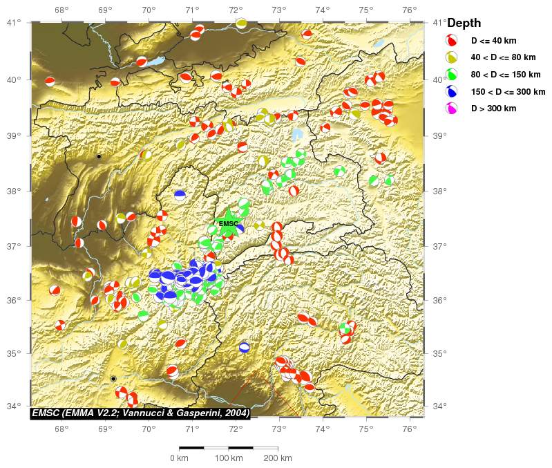 Regional moment Tensor