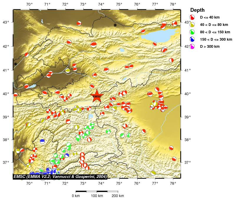 Regional moment Tensor