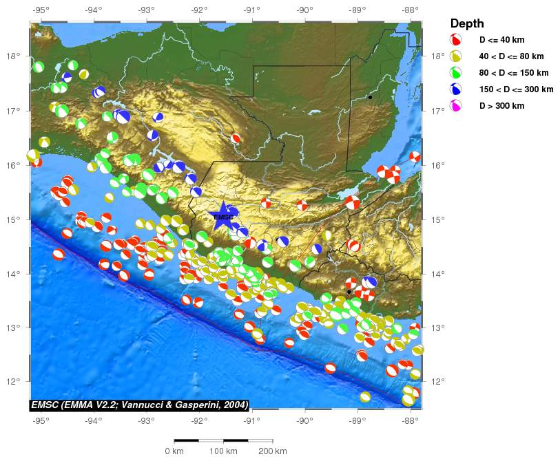 Regional moment Tensor