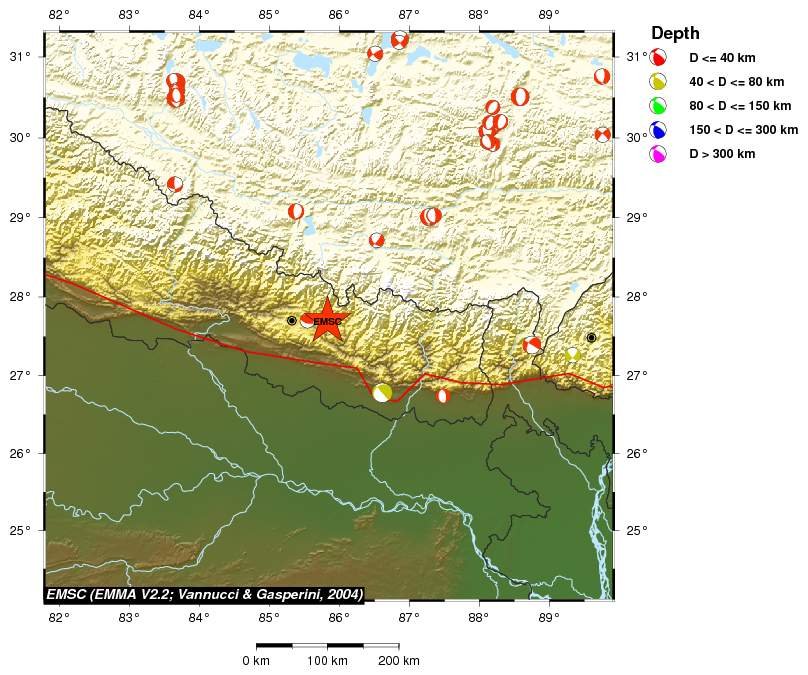 Regional moment Tensor