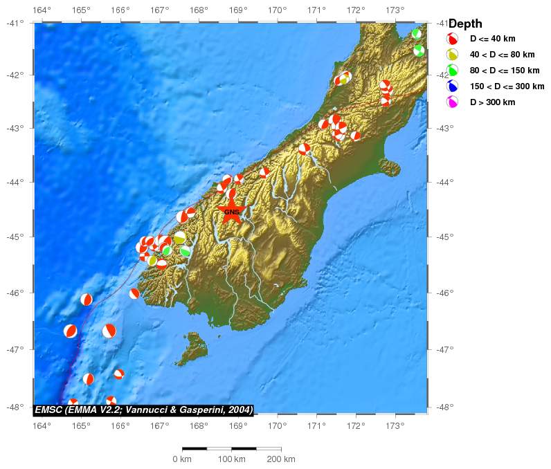 Regional moment Tensor