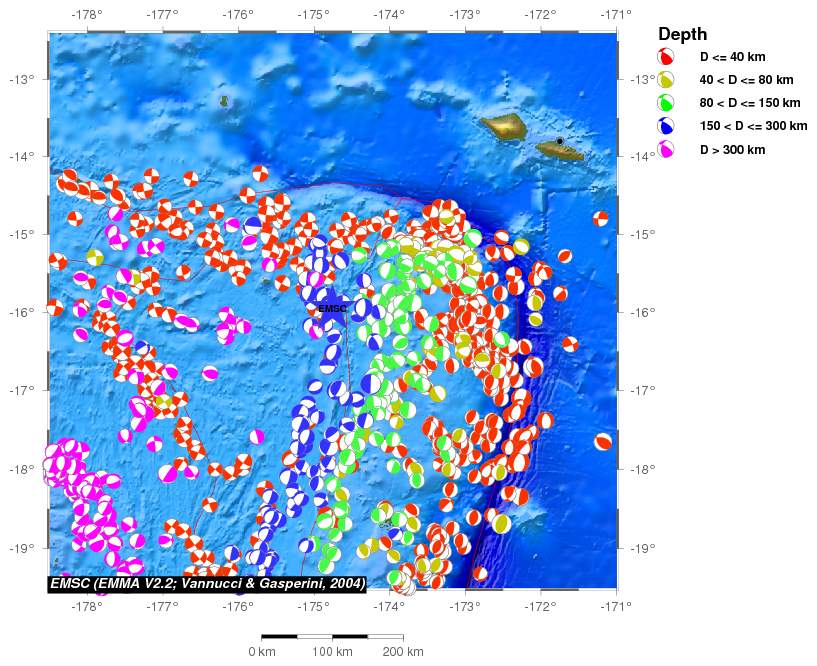 Regional moment Tensor