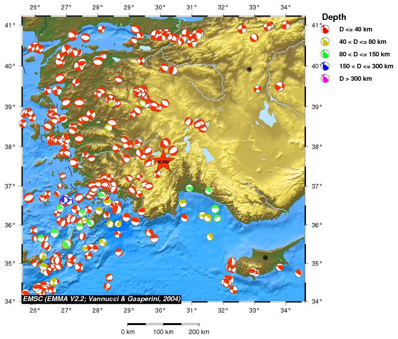 Regional moment Tensor