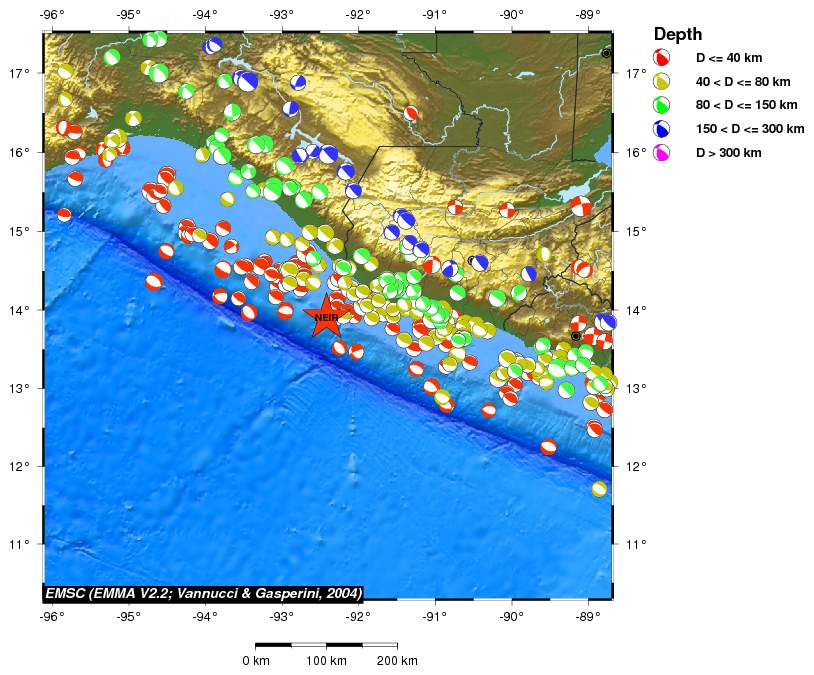 Regional moment Tensor