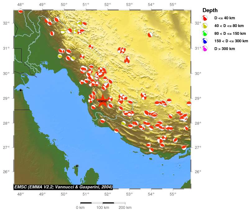 Regional moment Tensor