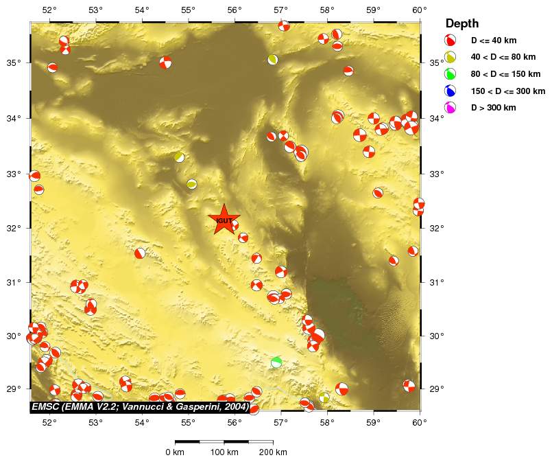 Regional moment Tensor