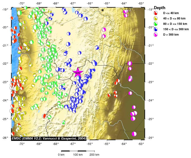 Regional moment Tensor
