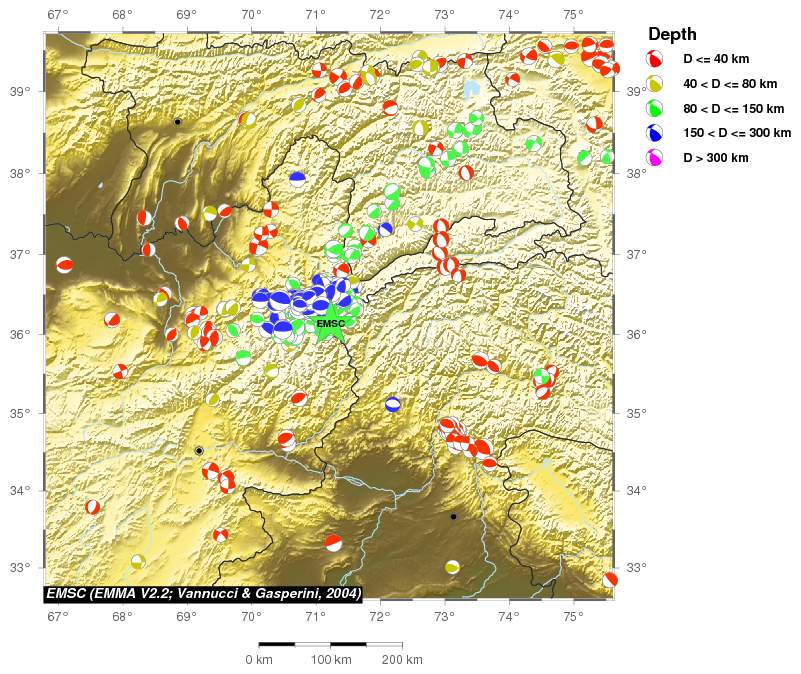 Regional moment Tensor