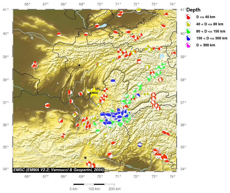 Regional moment Tensor