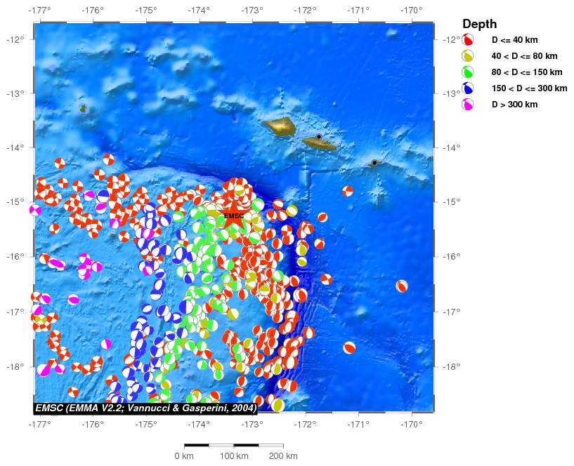 Regional moment Tensor