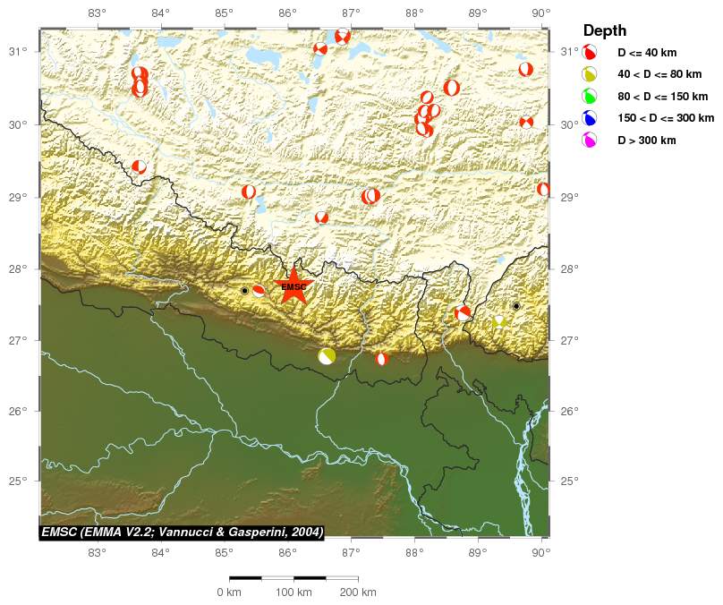Regional moment Tensor
