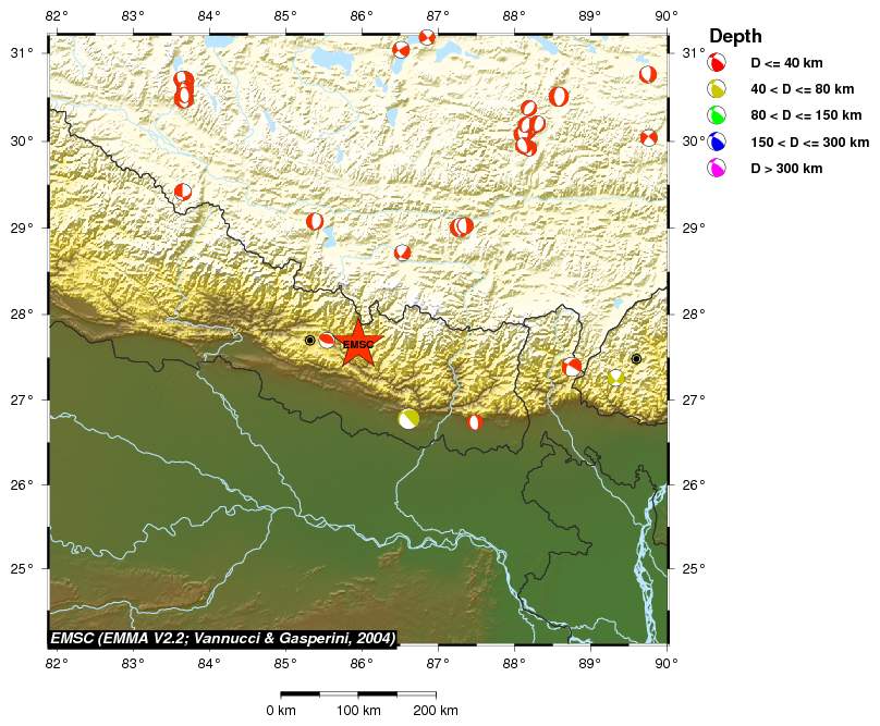 Regional moment Tensor