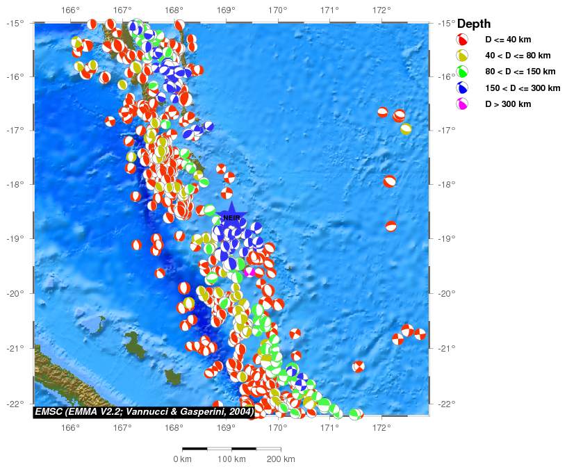 Regional moment Tensor