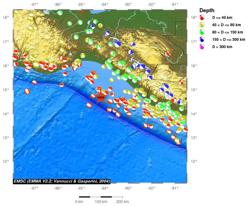 Regional moment Tensor