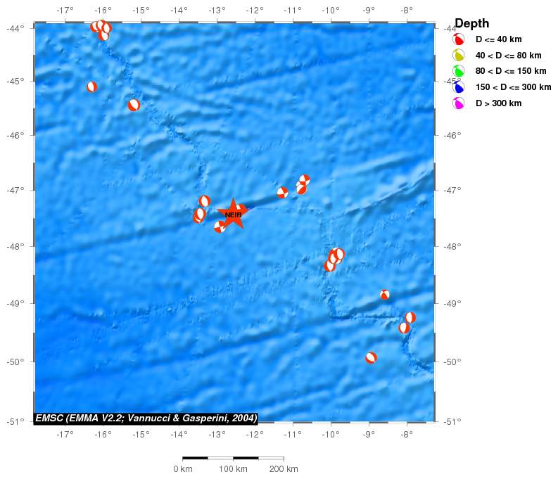 Regional moment Tensor