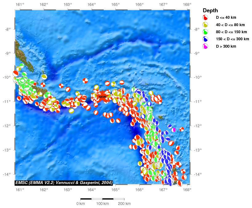 Regional moment Tensor