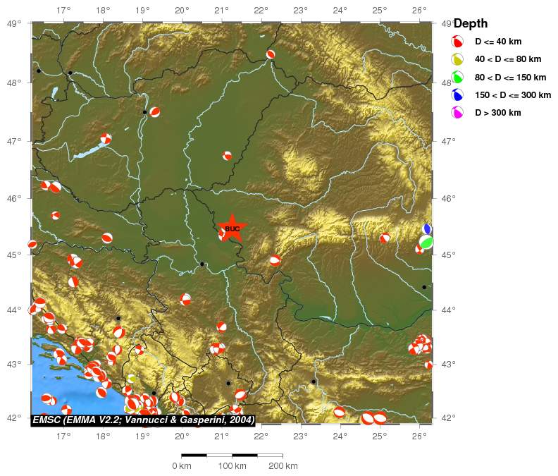 Regional moment Tensor