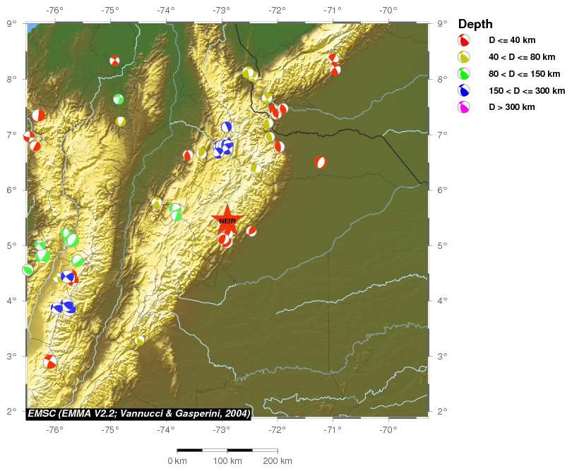 Regional moment Tensor