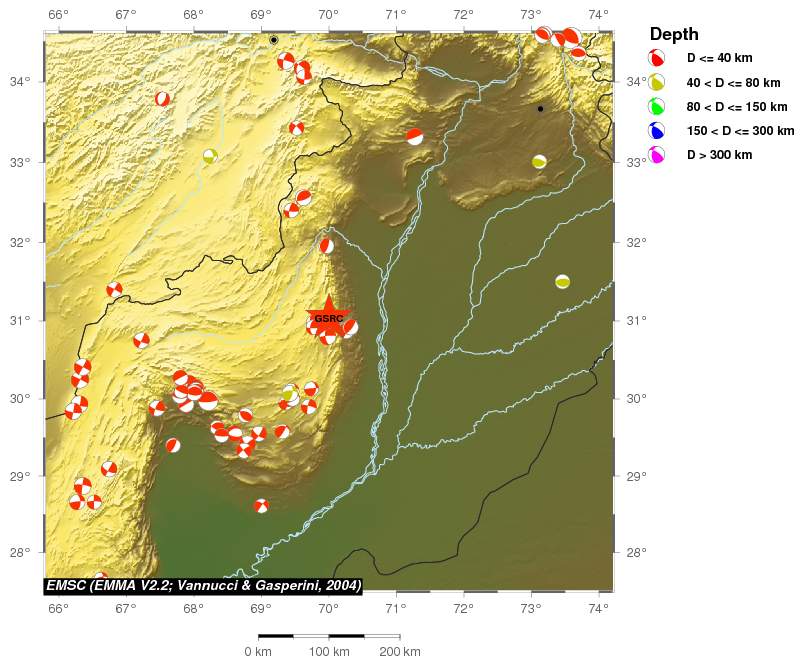 Regional moment Tensor