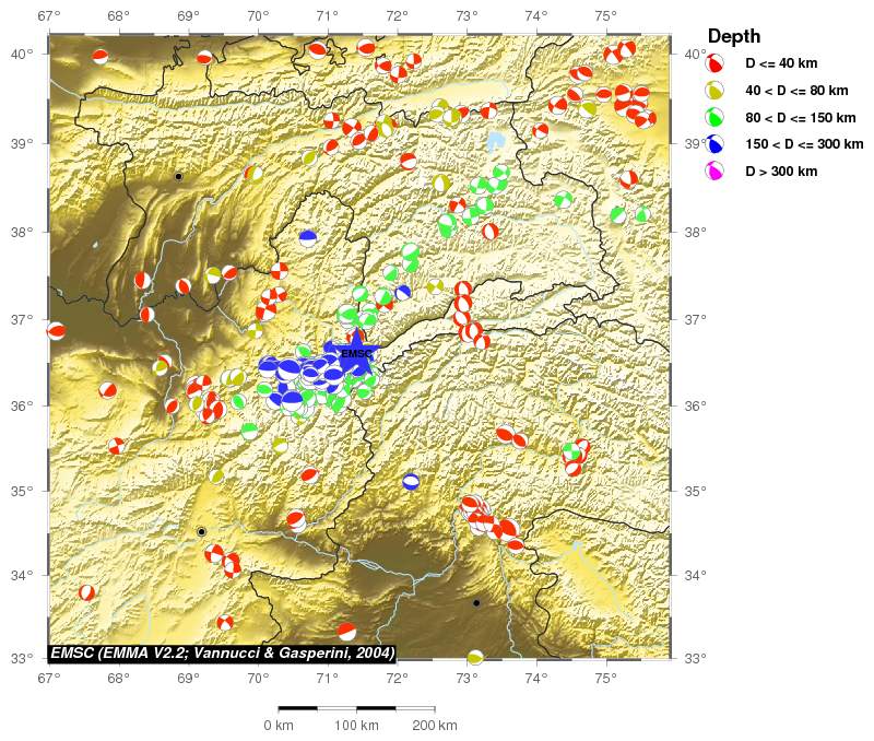 Regional moment Tensor