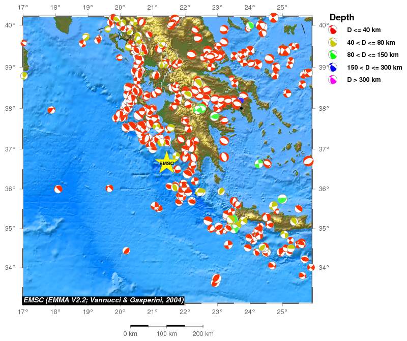 Regional moment Tensor