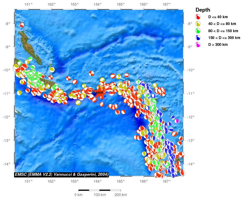 Regional moment Tensor