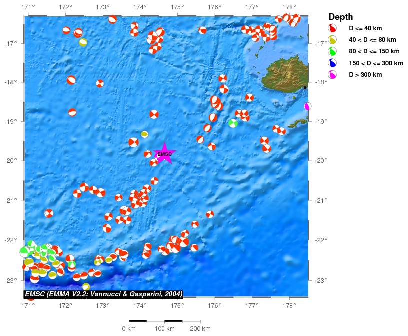 Regional moment Tensor