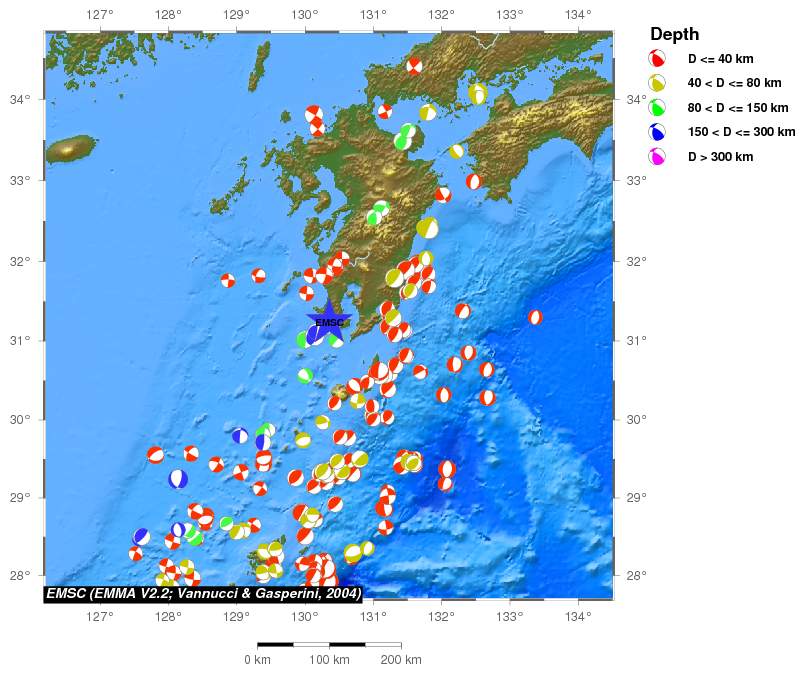 Regional moment Tensor
