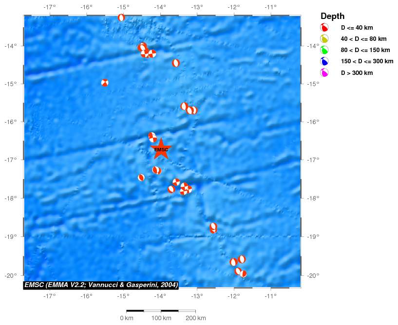 Regional moment Tensor