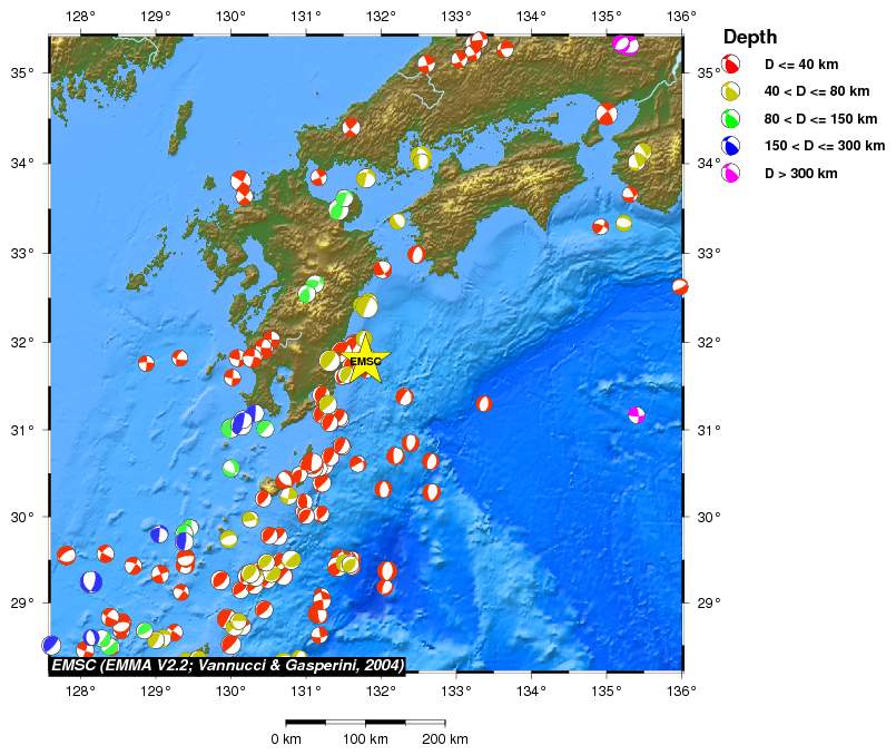 Regional moment Tensor