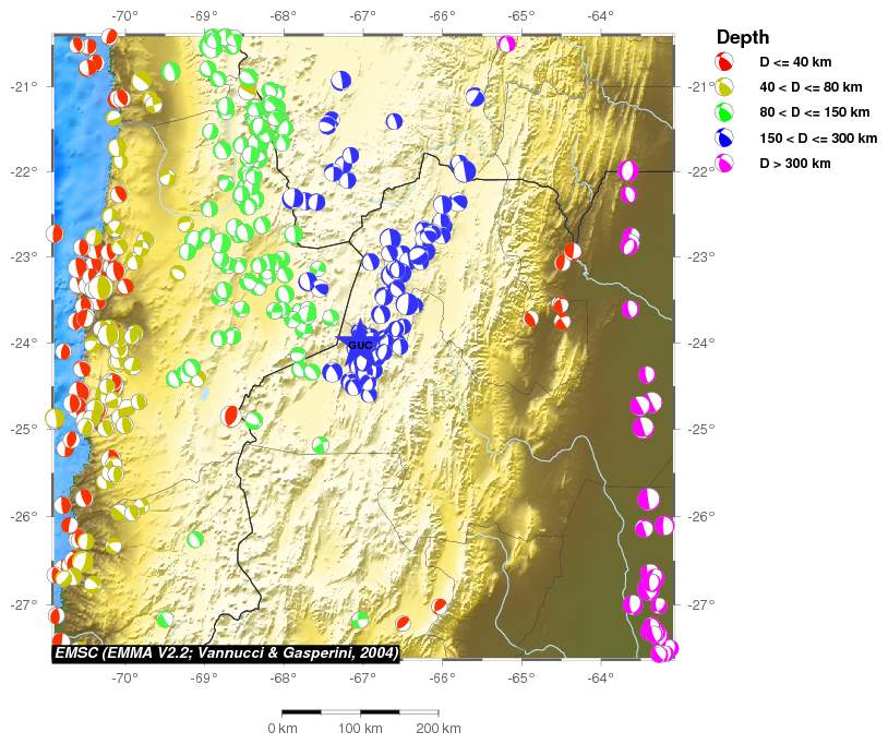 Regional moment Tensor