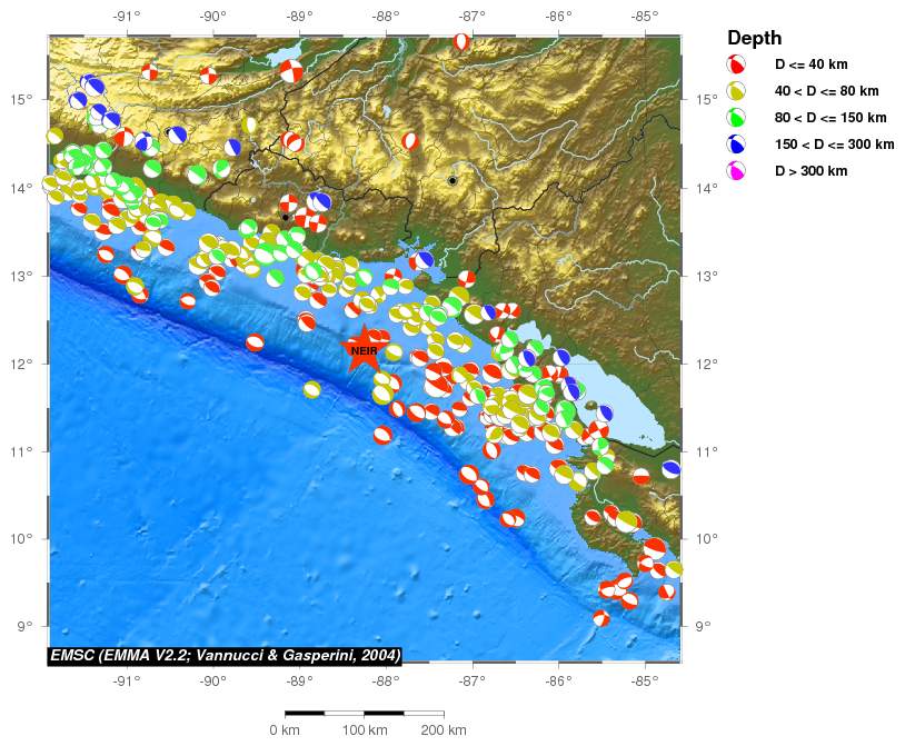 Regional moment Tensor